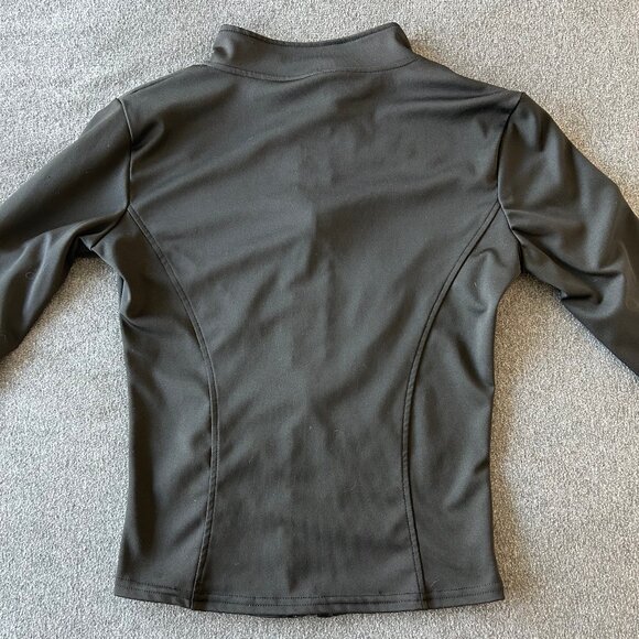 Black Workout Jacket/Zip Up - Picture 2 of 2